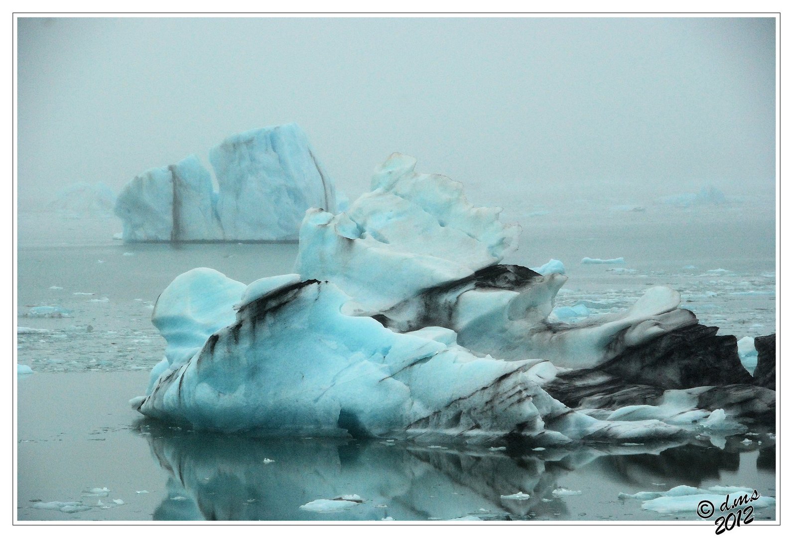 Eisberge im Jökulsárlón, Island