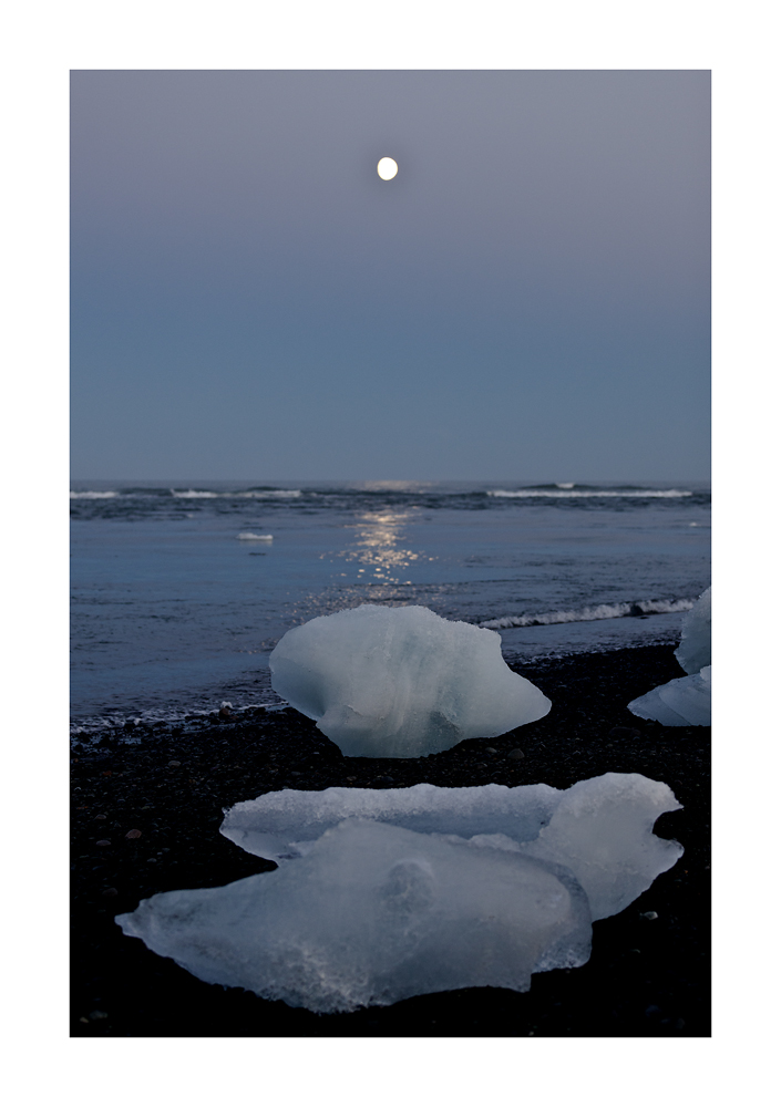 Eisberge im Mondlicht - Island #3090