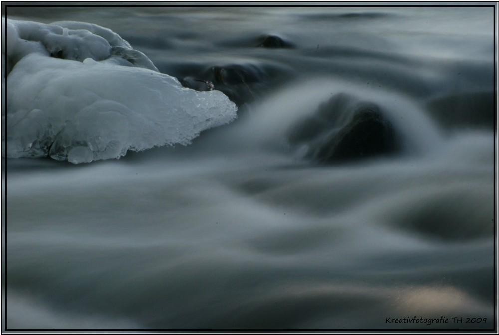 Eisberge und Nebelschwaden