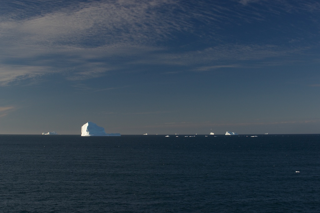 Eisberge vor Grönland