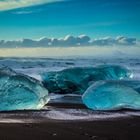 Eisberge vor Jökulsárlón, Island
