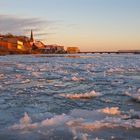 "Eisberge" vor Lauenburg