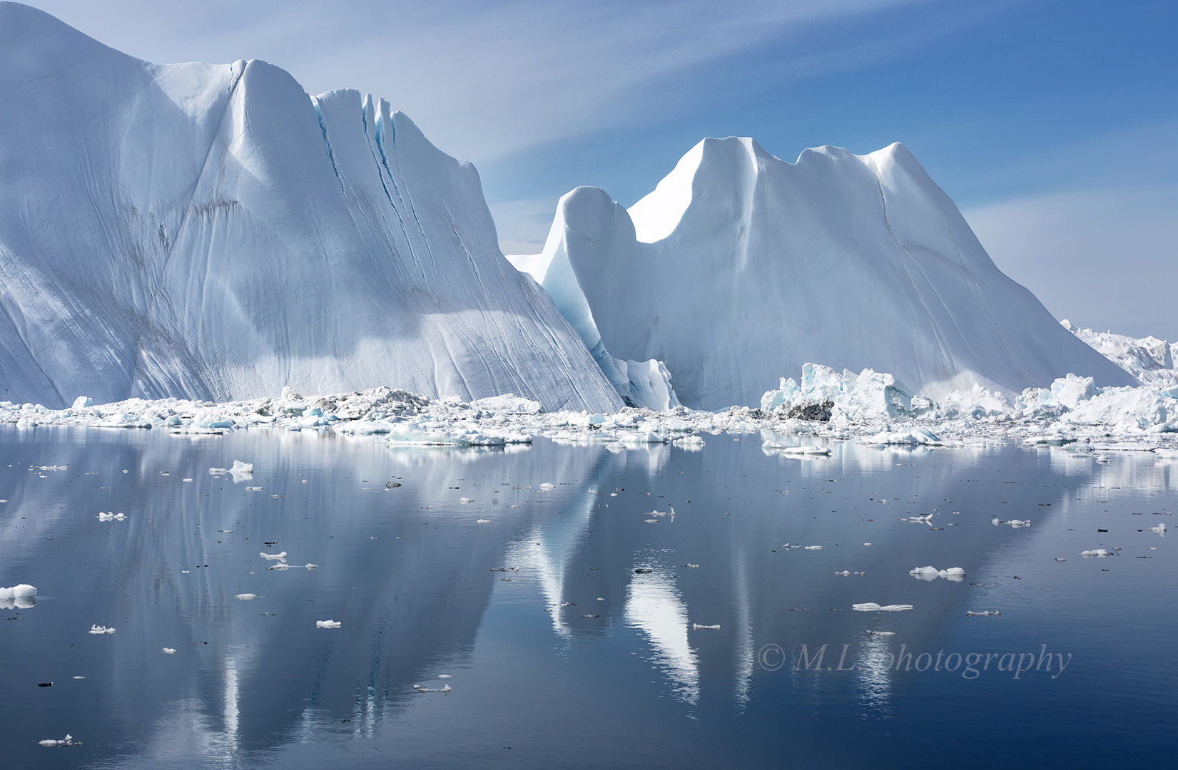 Eisbergspiegelung in der Diskobucht