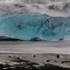 Eisbergstrand am Vatnajökull Gletscher
