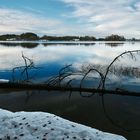 eisblaues Wasser