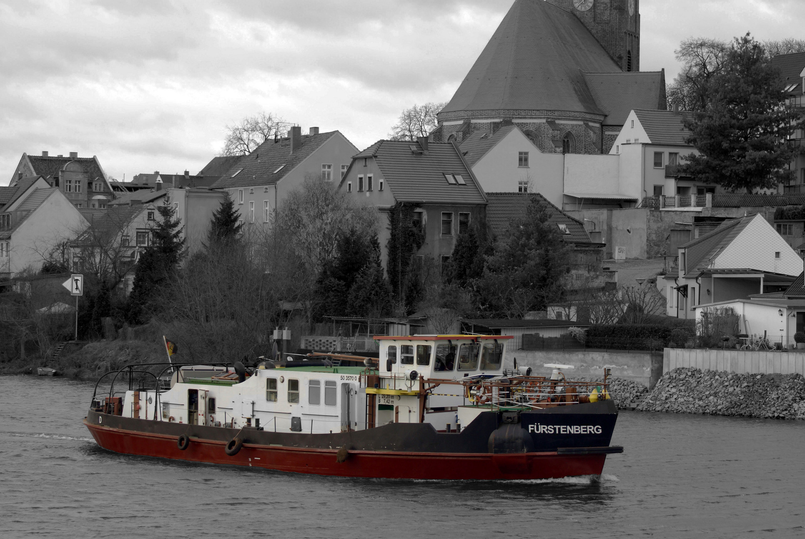 Eisbrecher "Fürstenberg" in Fürstenberg