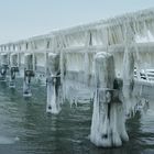 Eisbrücke in Travemünde