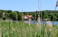 Eiscafe am See in Sicht