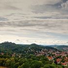 Eisenach mit Wartburg, vom Burschenschaftsdenkmal aus gesehen