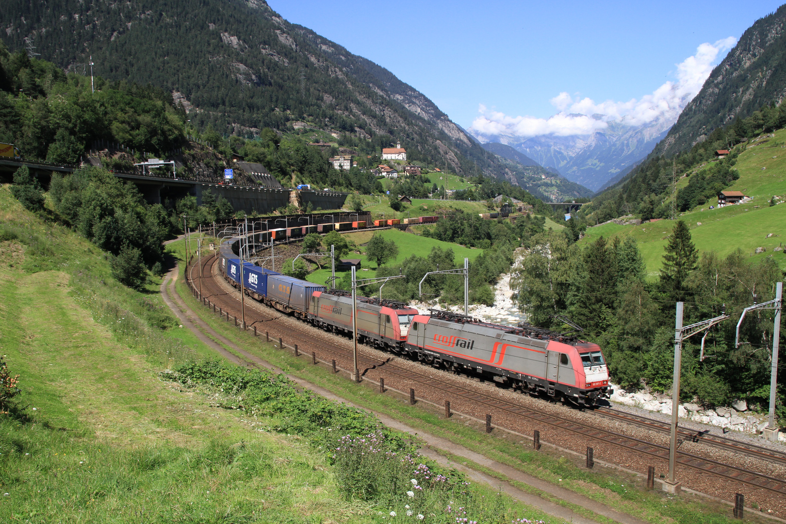 Eisenbahn am Gotthard 2012