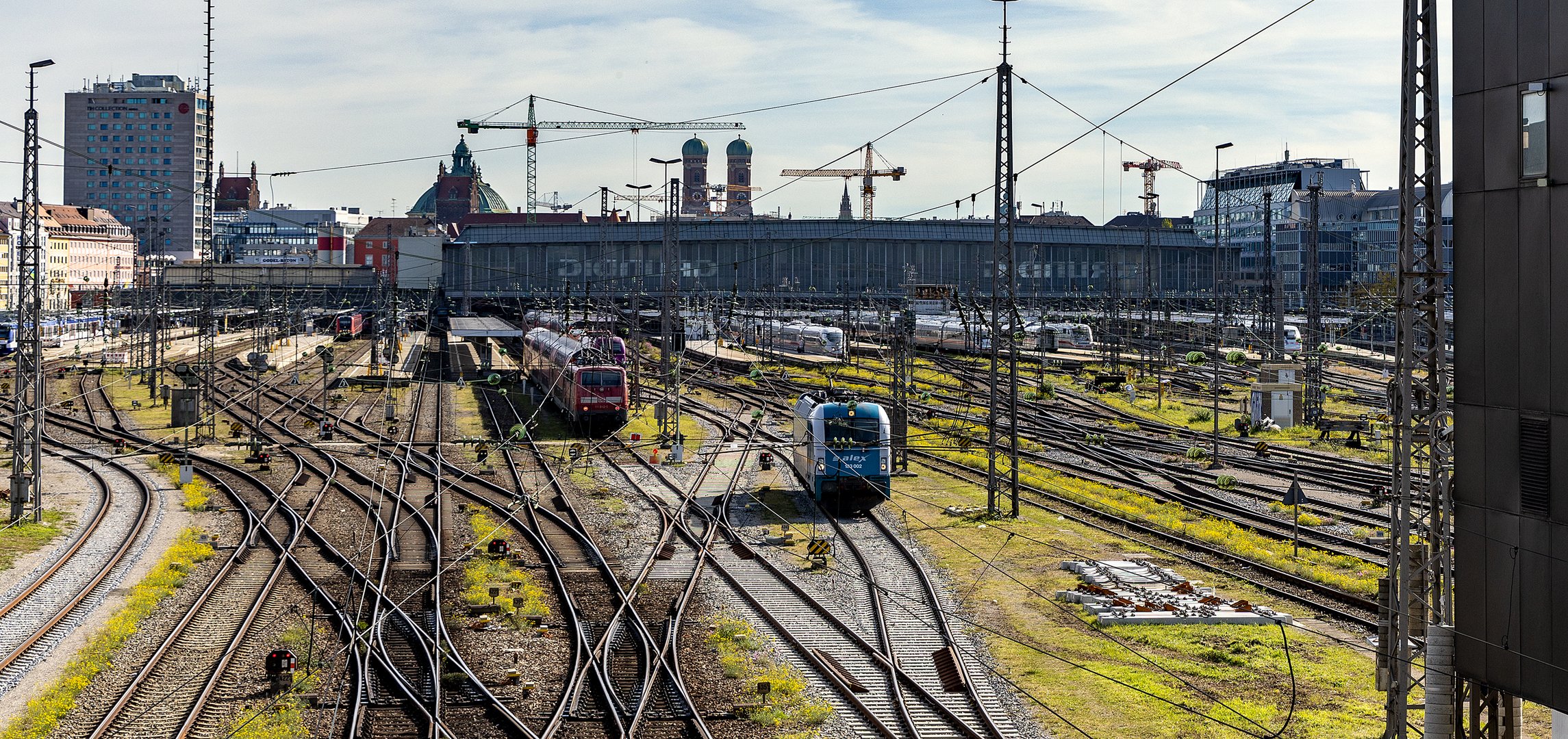 Eisenbahn-Drehkreuz des Südens