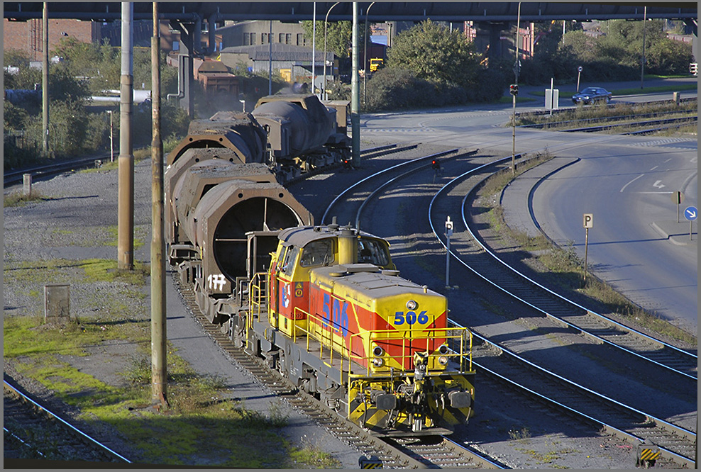 Eisenbahn & Häfen bei Thyssen Krupp Stahl Duisbung