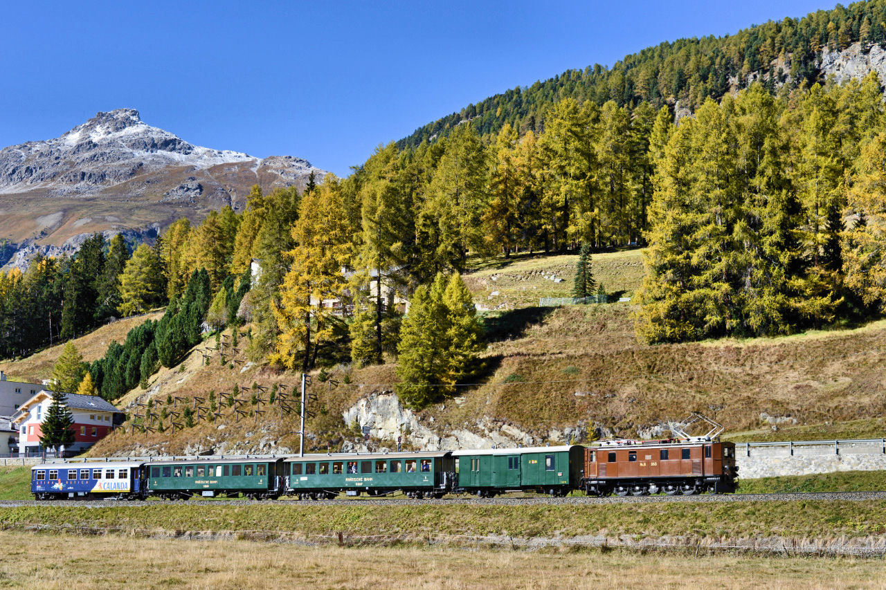 Eisenbahn im Engadin 