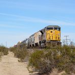 Eisenbahn in der Mojave-Wüste