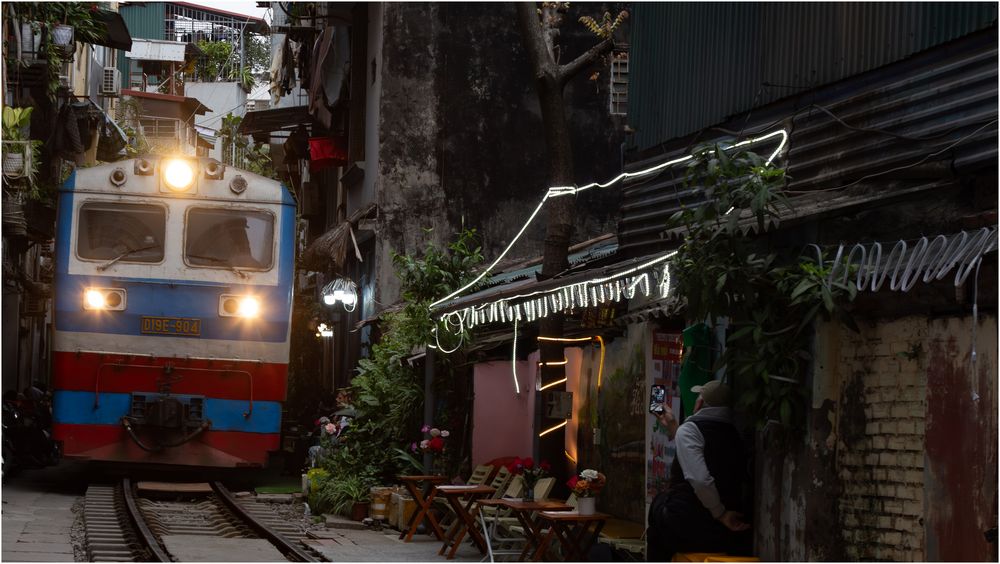 Eisenbahn in Hanoi 2