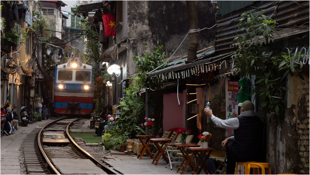 Eisenbahn in Hanoi