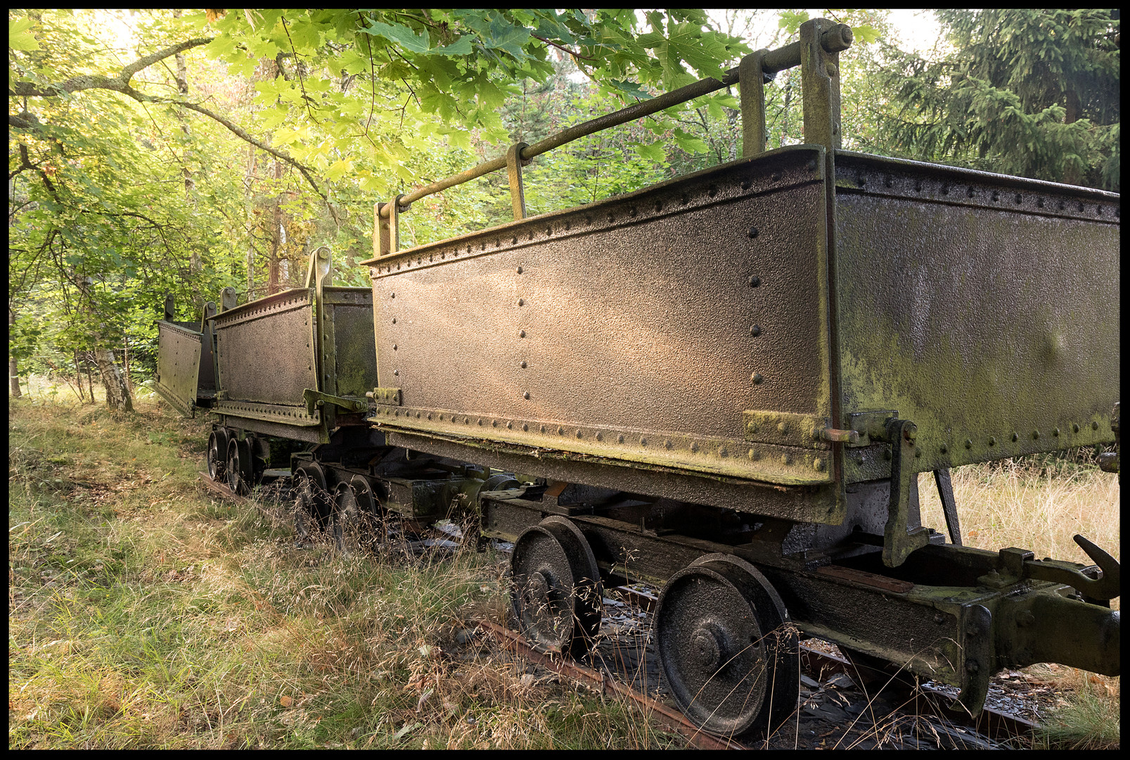 " Eisenbahn lohre im Schieferbergbau "