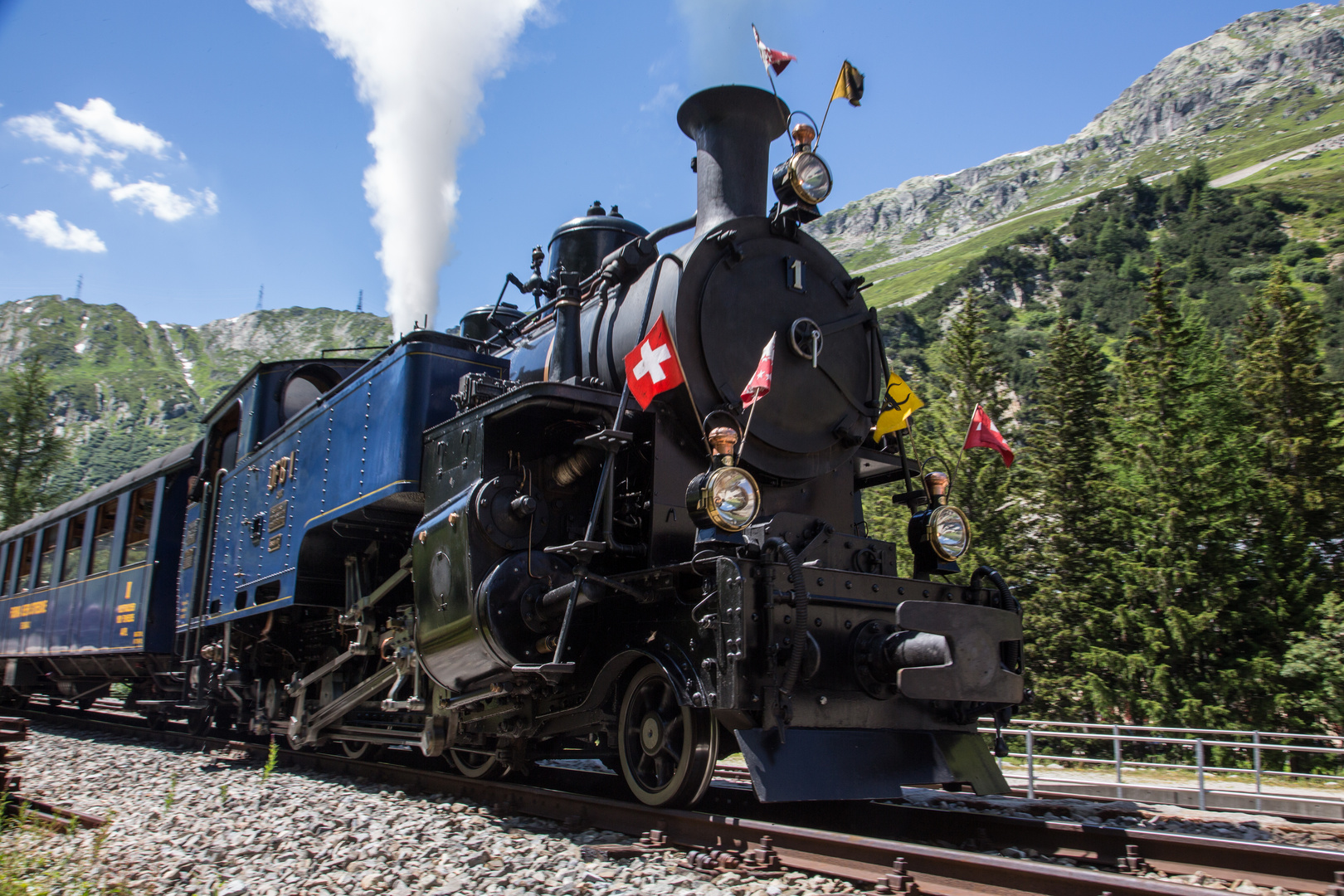 Eisenbahn-Nostalgie in der Schweiz