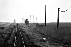 Eisenbahn-Strecke in Russland