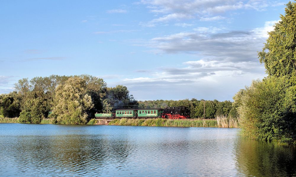 Eisenbahn und Landschaft