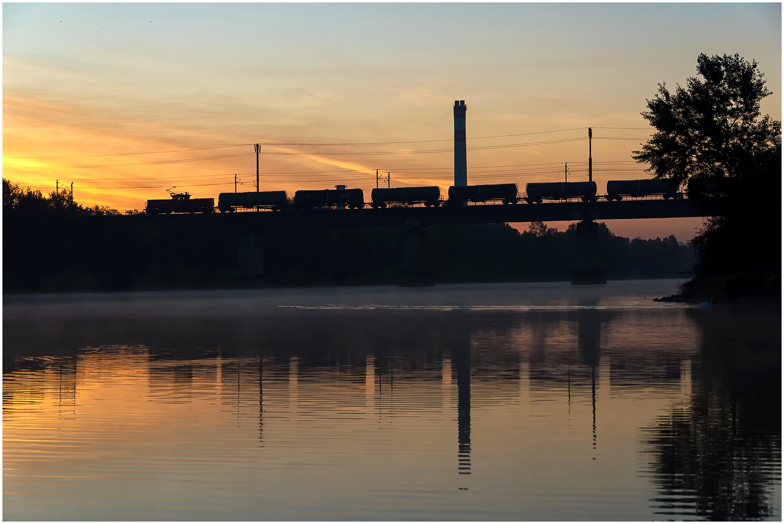 Eisenbahn und Wasser III