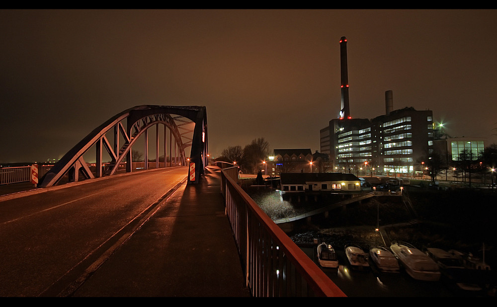 Eisenbahnbassin Brücke Duisburg Ruhrort