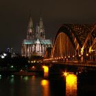 Eisenbahnbrücke am Doom in Köln