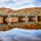 Eisenbahnbrücke an der Lennemündung