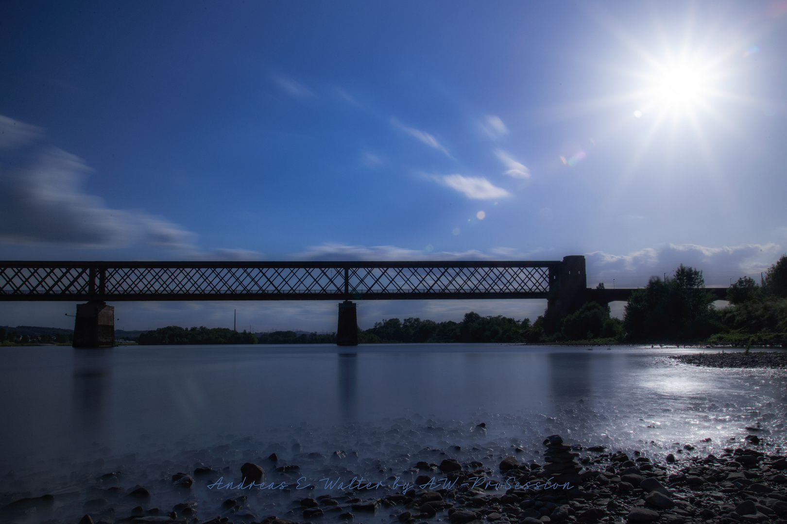 Eisenbahnbrücke bei Engers