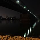 Eisenbahnbrücke bei Nacht 01