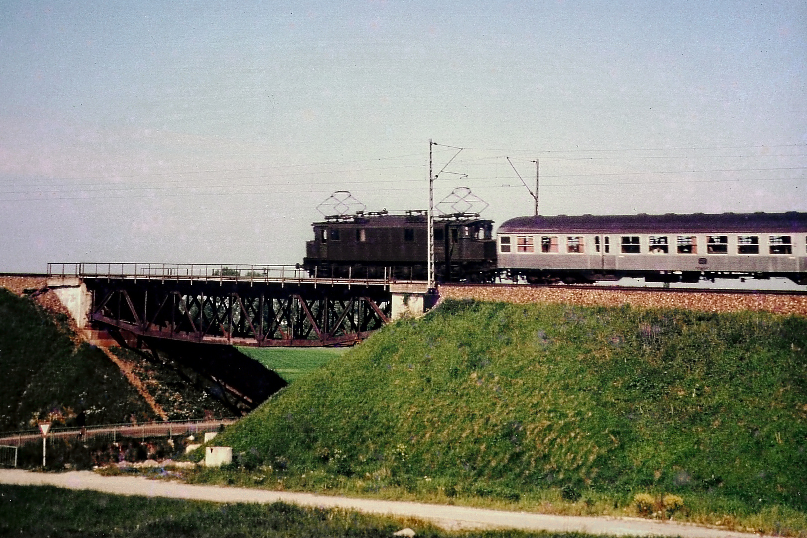 Eisenbahnbrücke bei Prittlbach (damals)