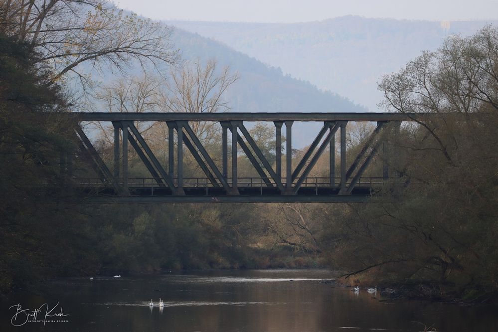 Eisenbahnbrücke der ....