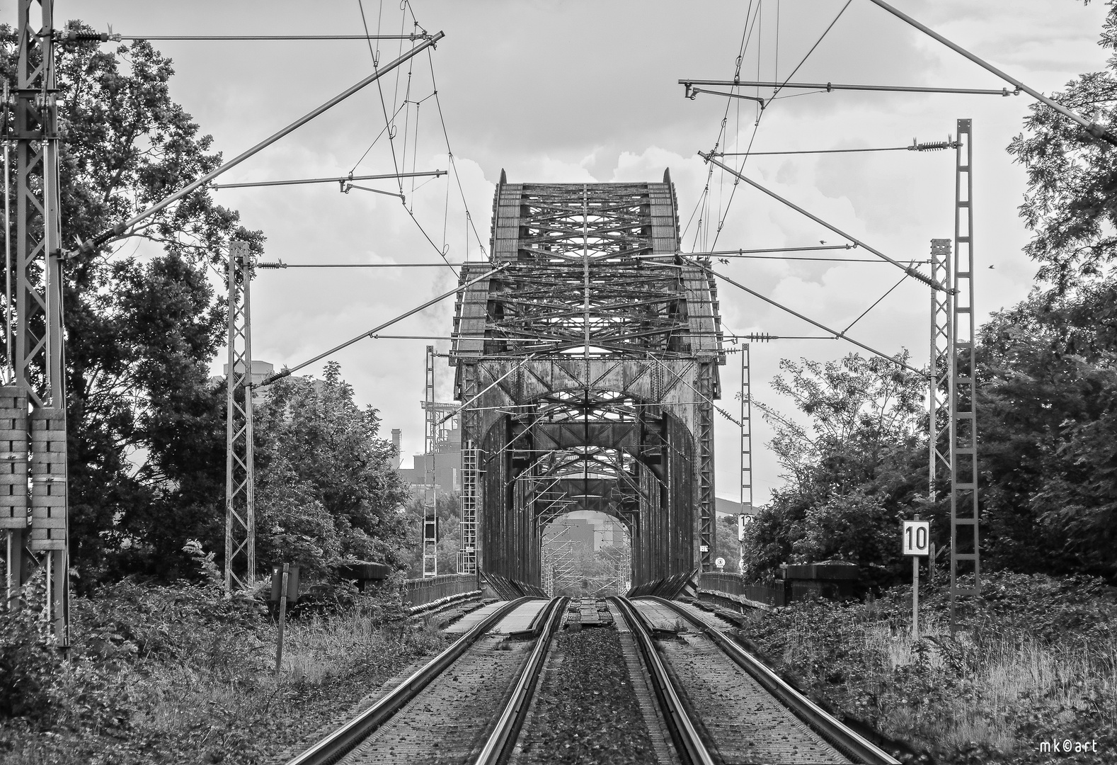 Eisenbahnbrücke Duisburg-Baerl