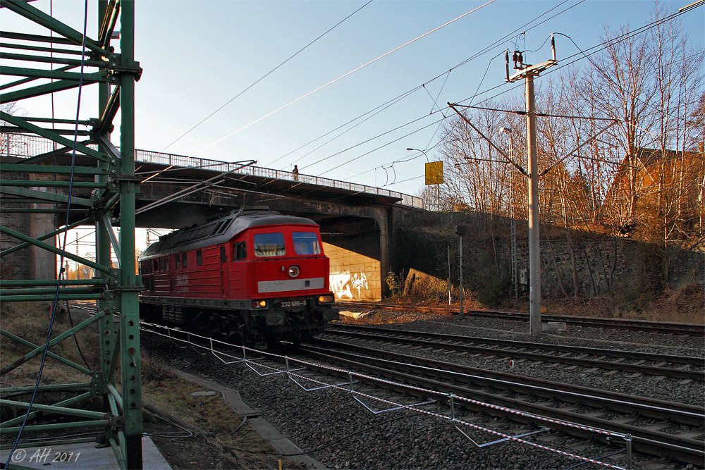 Eisenbahnbrücke Greizer Straße vor dem Abriss