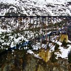 Eisenbahnbrücke in Alaska