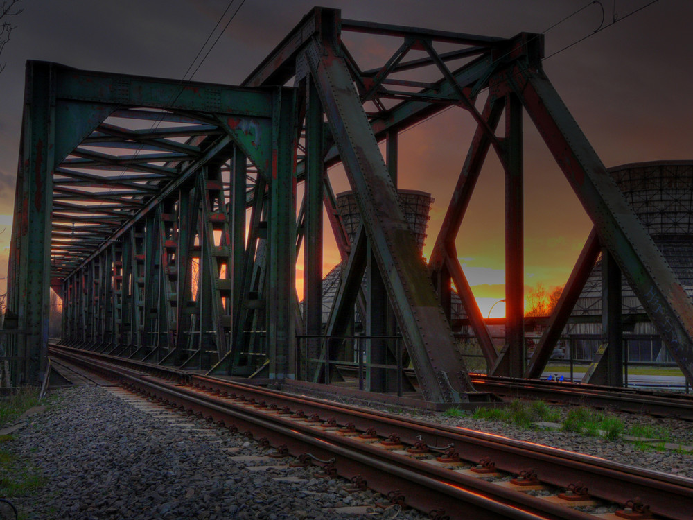 Eisenbahnbrücke in Datteln