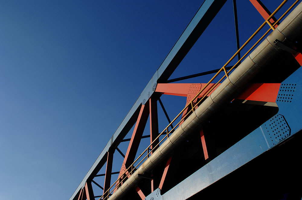 Eisenbahnbrücke in Duisburg