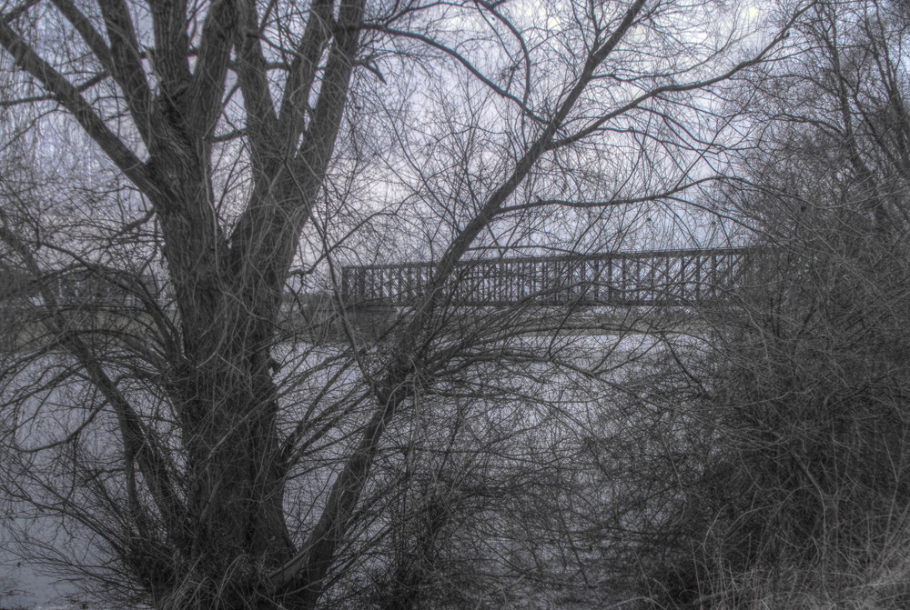 Eisenbahnbrücke in Griethausen