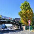 Eisenbahnbrücke in Köln.Mülheim