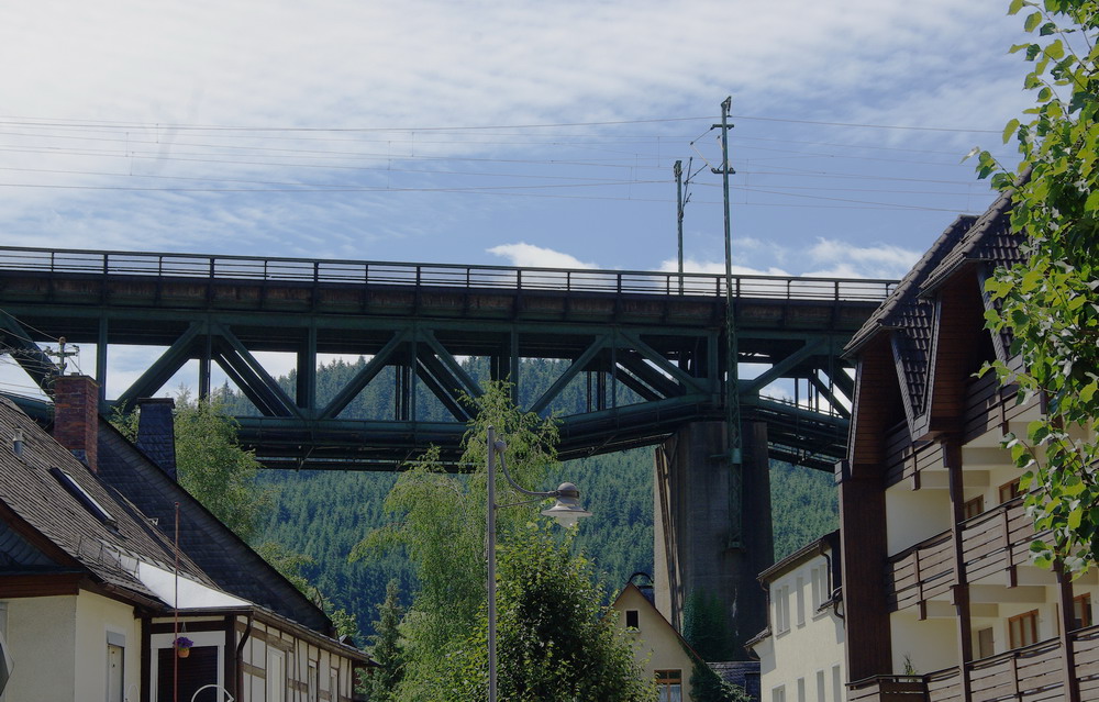 Eisenbahnbrücke in Ludwigstadt