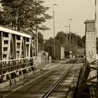 Eisenbahnbrücke in Lübeck