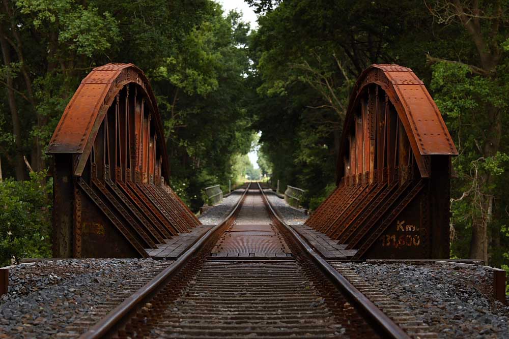 Eisenbahnbrücke in Norddeutschland