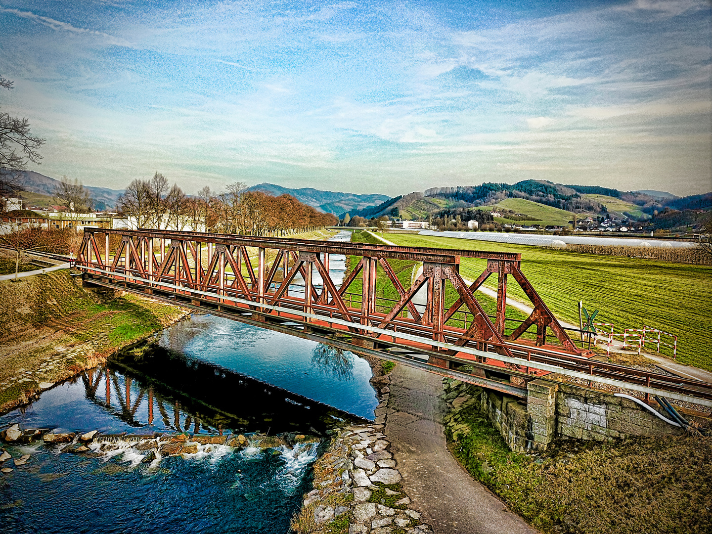 Eisenbahnbrücke in Oberkirch