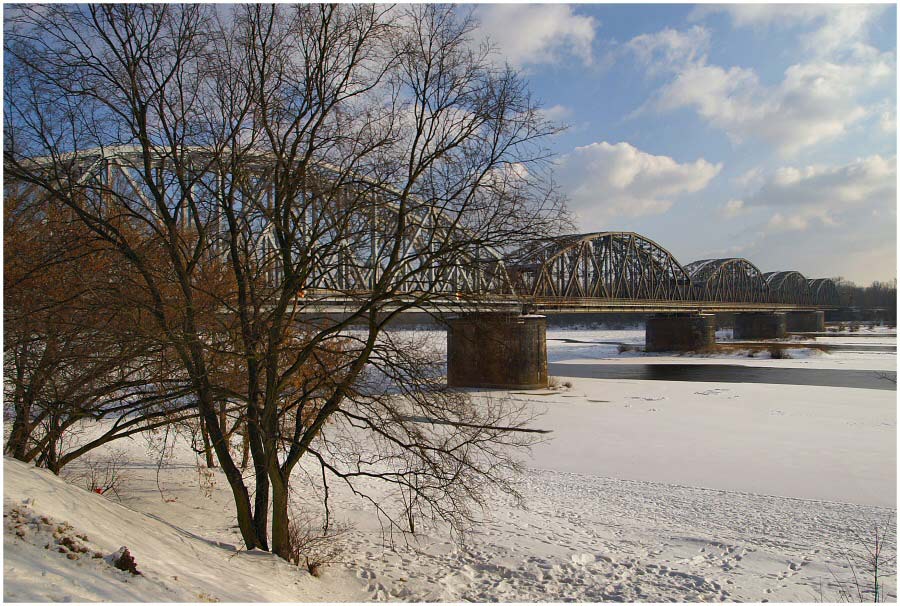 Eisenbahnbrücke in Torun 2