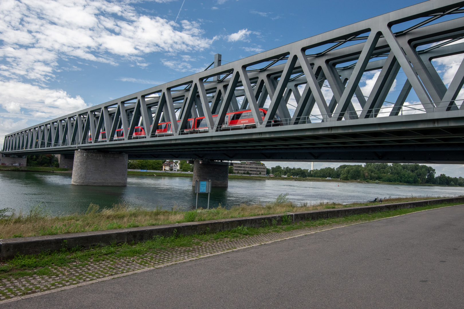 Eisenbahnbrücke Karlsruhe Maxau