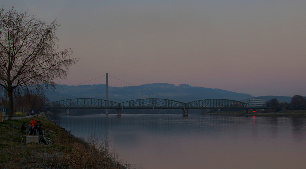 Eisenbahnbrücke Linz/OÖ