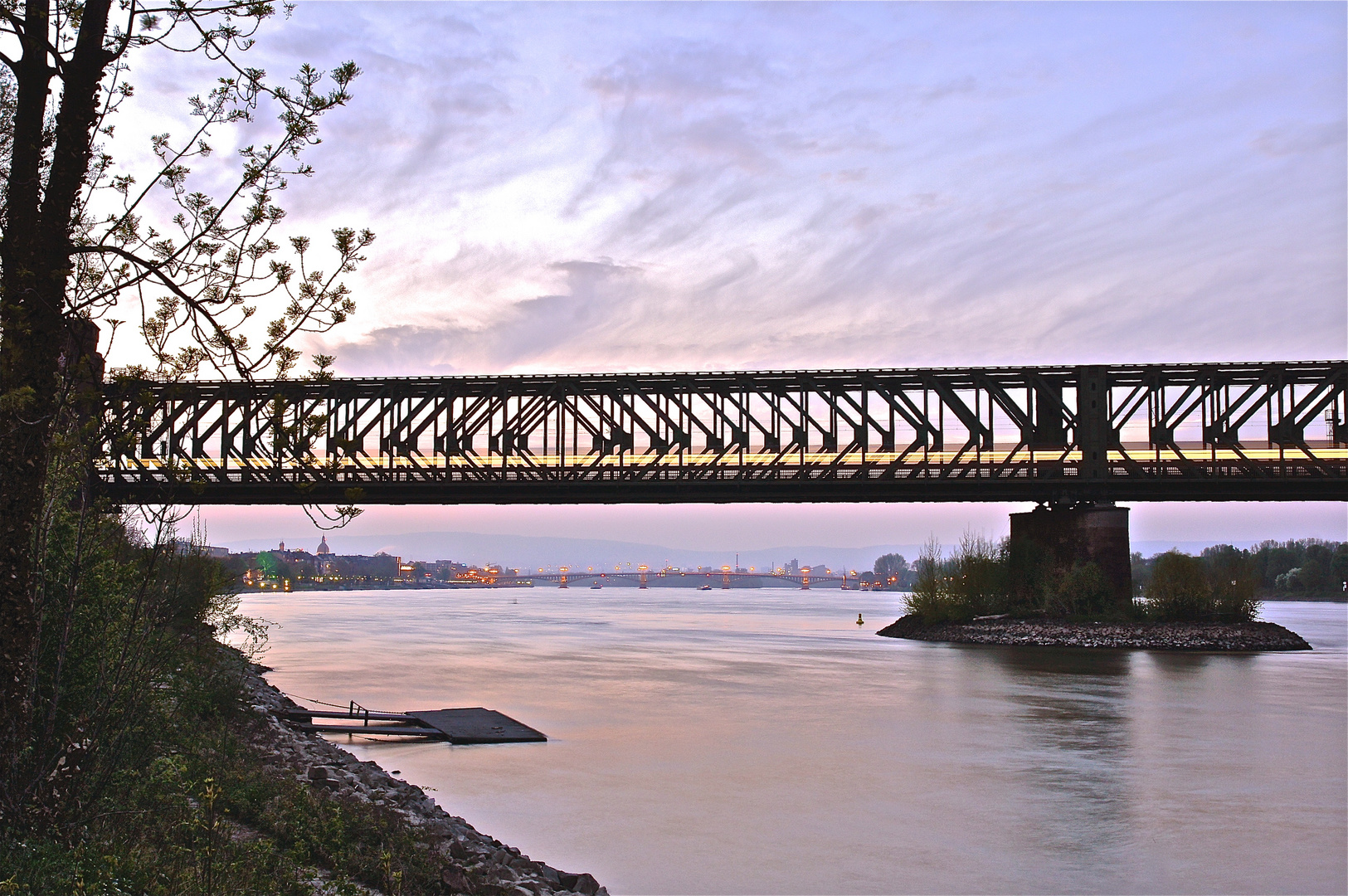 Eisenbahnbrücke Mainz