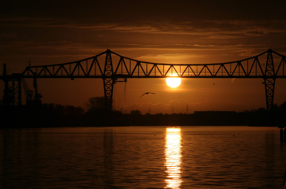 Eisenbahnbrücke Rendsburg