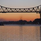 Eisenbahnbrücke Rendsburg  -  railway bridge Rendsburg