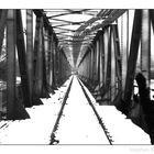 Eisenbahnbrücke über den Baldeneysee 1982